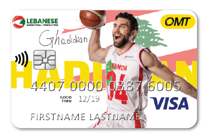 Support Lebanon’s National Basketball Team at FIBA Basketball World Cup 2023 with OMT Visa Card!