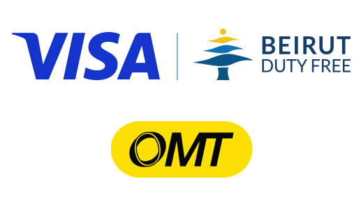 Get 10% cash back with your OMT Visa Card at Beirut Duty Free