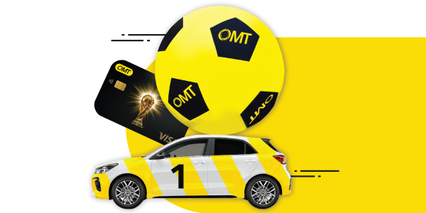 حدّد مكان كرة القدم واربح بطاقة OMT من فيزا مجانًا!