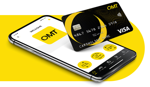 Apply for your OMT Visa Card through My OMT App
